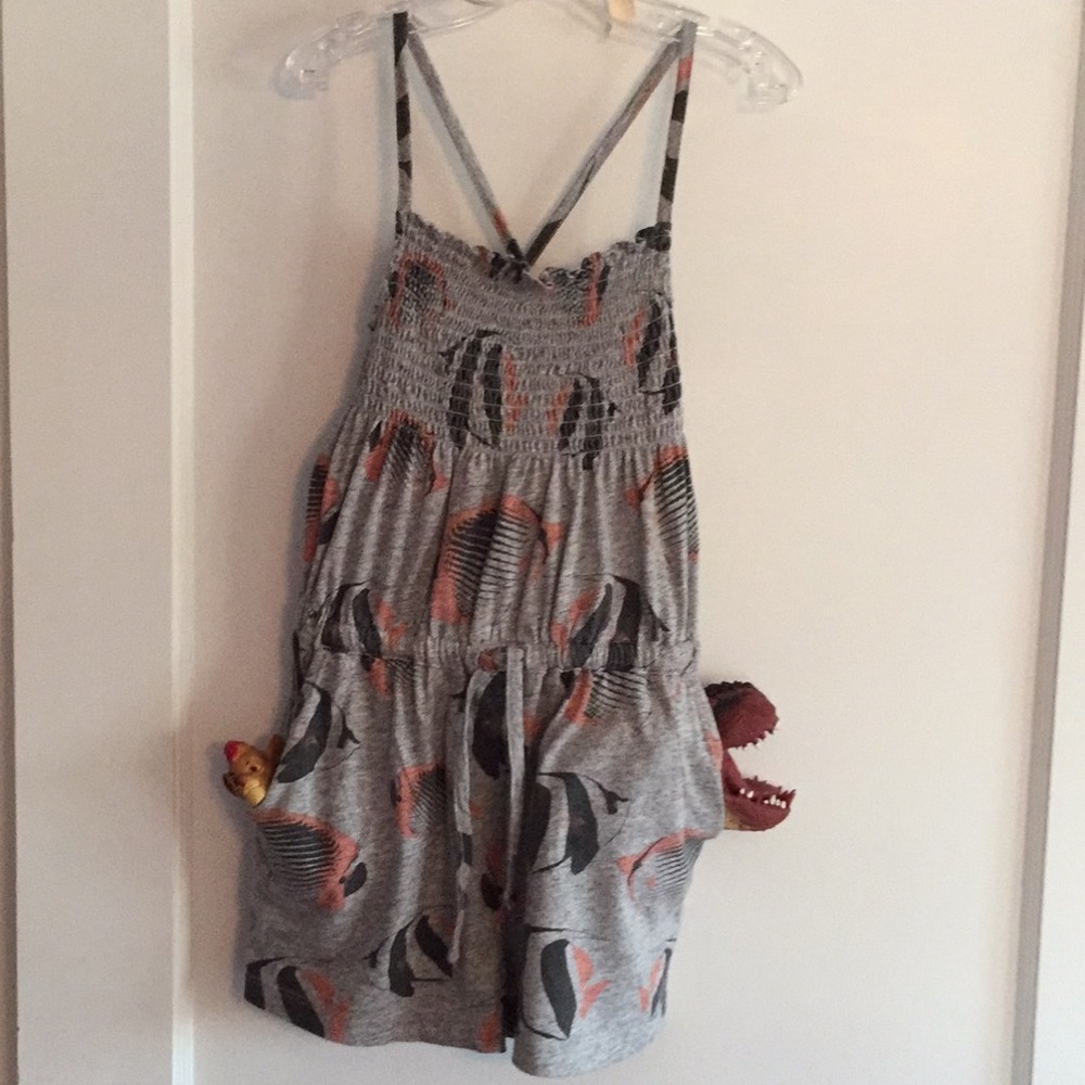 Tea Collection Girls Size 6 Summer Jumpsuit